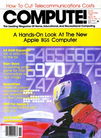 Compute! Issue 078 Vol. 08 No. 11 November 1986