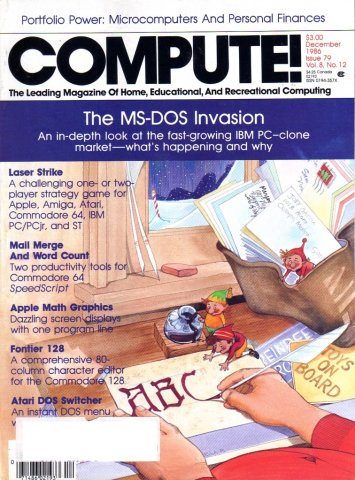 Compute! Issue 079 Vol. 08 No. 12 December 1986