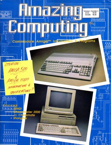 Amazing Computing Issue 012 Vol. 02 No. 03 (March 1987)