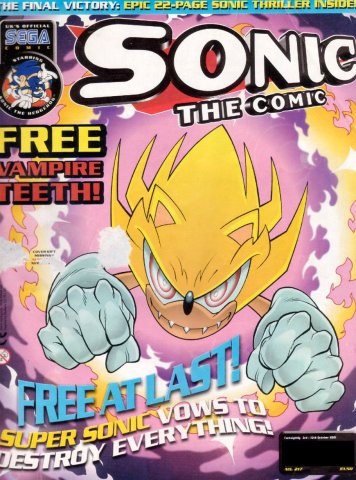 Sonic the Comic 217 (October 3, 2001)