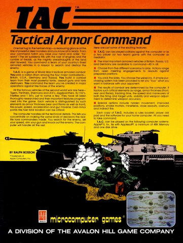 TAC: Tactical Armor Command