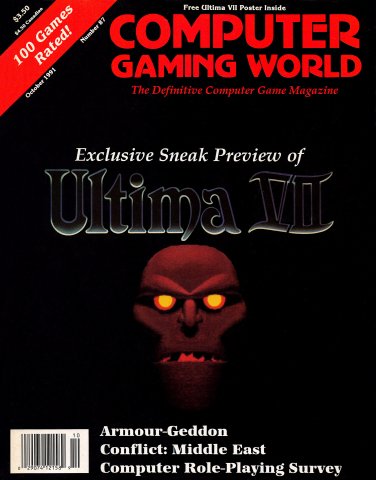 Computer Gaming World Issue 087 October 1991