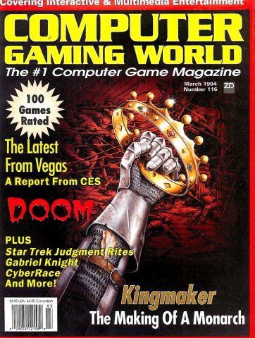Computer Gaming World Issue 116 March 1994