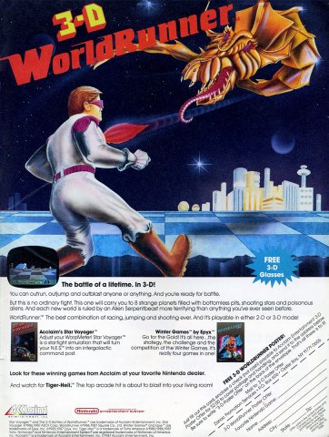 3D World Runner (1987)