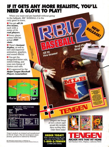 R.B.I. Baseball 2 (1990)