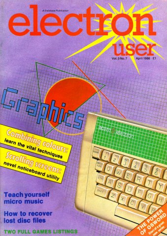 Electron User Issue 031 April 1986