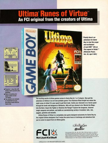 Ultima: Runes Of Virtue