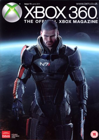 XBOX 360 The Official Magazine Issue 073 June 2011 subscriber's cover