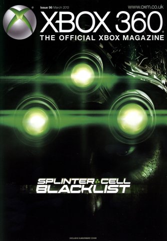 XBOX 360 The Official Magazine Issue 096 March 2013 subscriber's cover