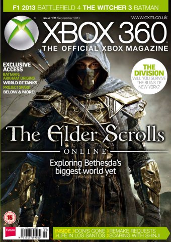 XBOX 360 The Official Magazine Issue 102 September 2013