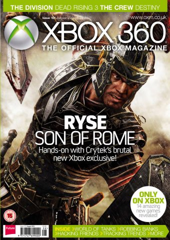 XBOX 360 The Official Magazine Issue 101 August 2013