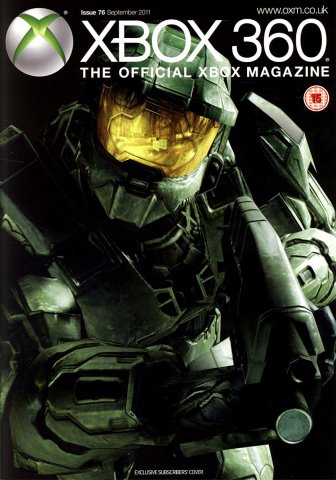 XBOX 360 The Official Magazine Issue 076 September 2011 subscriber's cover