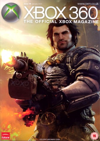 XBOX 360 The Official Magazine Issue 068 January 2011 subscriber's cover