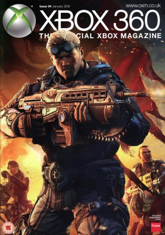 XBOX 360 The Official Magazine Issue 094 January 2013 subscriber's cover