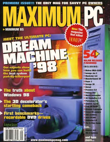 Maximum PC Issue 001 September 1998