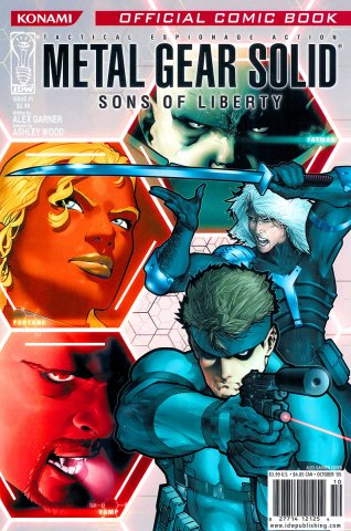 Metal Gear Solid: Sons Of Liberty Issue 01 (cover a) (October 2005)