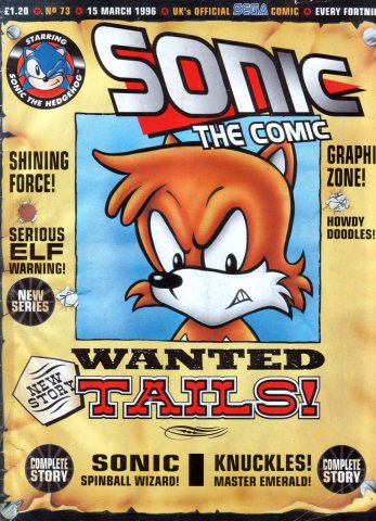 Sonic the Comic 073 (March 15, 1996)