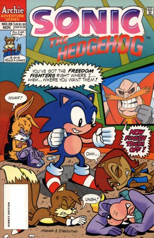 Sonic the Hedgehog 028 (November 1995)