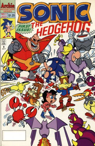 Sonic the Hedgehog 001 (July 1993)