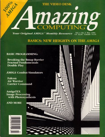 Amazing Computing Issue 036 Vol. 04 No. 03 (March 1989)