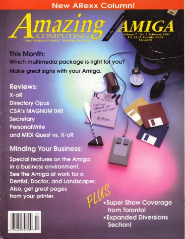 Amazing Computing Issue 071 Vol. 07 No. 02 (February 1992)