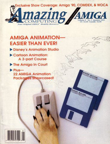 Amazing Computing Issue 058 Vol. 06 No. 01 (January 1991)