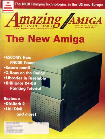Amazing Computing Issue 109 Vol. 10 No. 07 (July 1995)