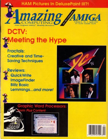 Amazing Computing Issue 061 Vol. 06 No. 04 (April 1991)