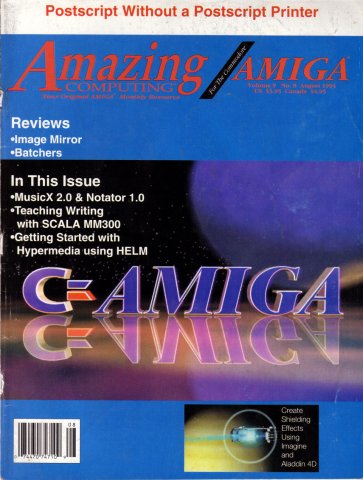 Amazing Computing Issue 101 Vol. 09 No. 08 (August 1994)