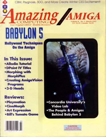 Amazing Computing Issue 084 Vol. 08 No. 03 (March 1993)