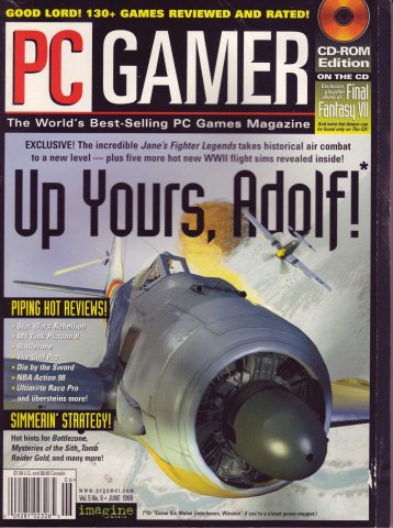 PC GAMER Po polsku 02/1998 czasopismo o grach, Lelis