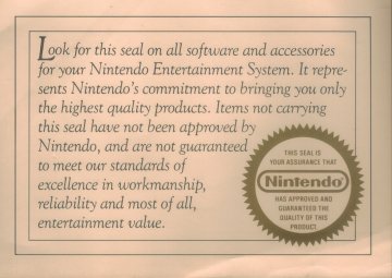 Nintendo Seal Of Quality