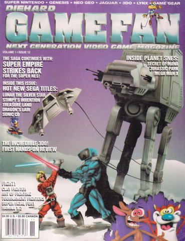 Gamefan Issue 12 November 1993 (Volume 1 Issue 12)