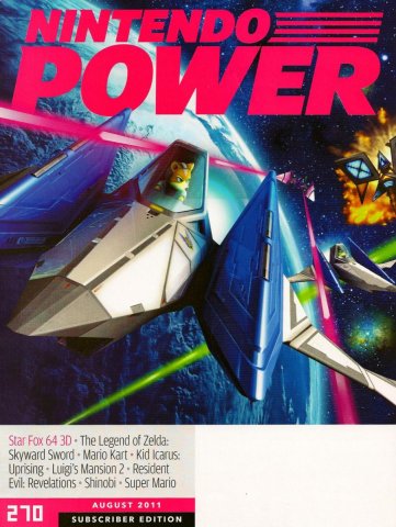 Nintendo Power Issue 270 August 2011