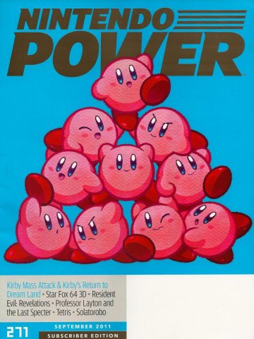 Nintendo Power Issue 271 September 2011