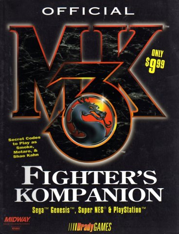 Mortal Kombat II: Fighters Kompanion (Brady Games)