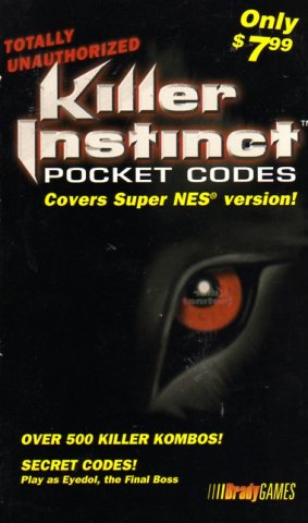 Killer Instinct Totally Unauthorized Pocket Codes