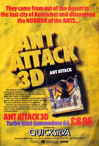 Ant Attack 3D