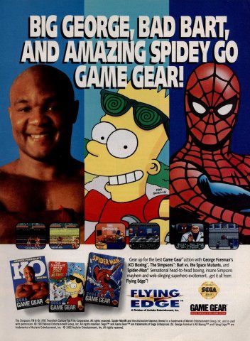 George Foreman, Bart, Spider-Man