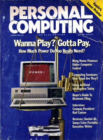 Personal Computing Vol 09 No 04 April 1985