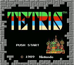 Tetris Title Screen