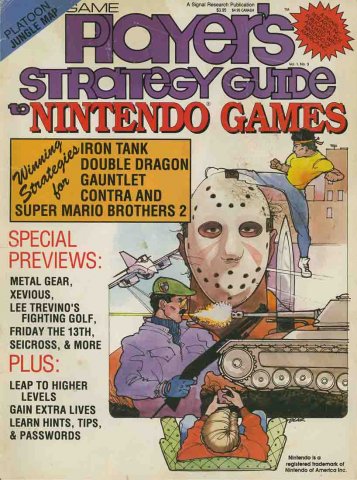 Game Player's Strategy Guide to Nintendo Games Vol.1 No.3 1988