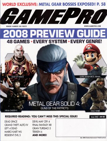 GamePro Issue 232 January 2008