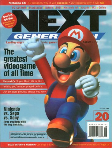 Next Generation Issue 20 August 1996