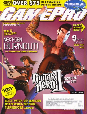 GamePro Issue 223 April 2007 (Subscribers Cover)