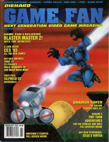 Diehard Gamefan Issue 04 February 1993 (Volume 1 Issue 4)