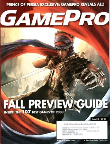 GamePro Issue 240 September 2008 (Subscribers Cover)