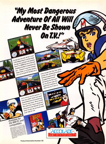 Speed Racer in The Challenge of Racer X (October, 1993)