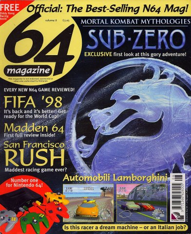 64 Magazine Issue 08 (January 1998)