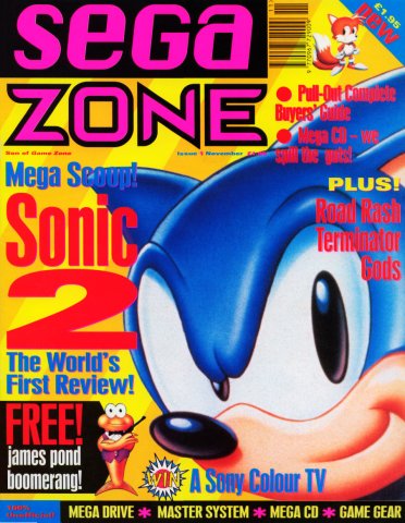 Sega Zone Issue 01 (November 1992)